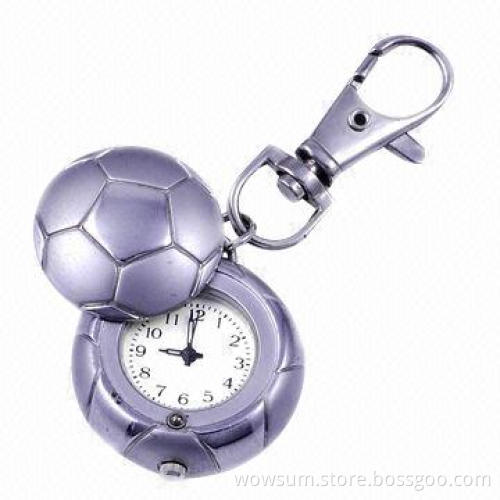 Watch keychain, alloy case, with eco-friendly material